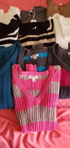 Lot of 10 Womens Sweaters (L/XL)